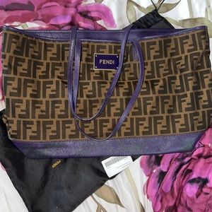 Fendi Monogram Roll Tote Preloved